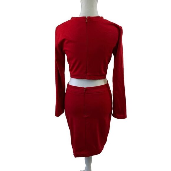 Amanda Uprichard Red Minka Dress Size S - Picture 2 of 10